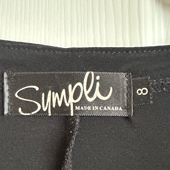 Sympli Black Tunic Size 8 - Picture 3 of 3
